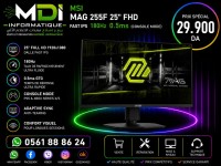 شاشات-ecran-msi-mag-255f-25-fhd-fast-ips-180hz-1ms-consol-mode-الجزائر-وسط