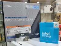  BUNDLE CARTE MERE MSI H610M-E DDR4 + CPU i3-14100F