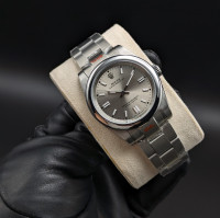 copie-pour-hommes-montre-rolex-oyster-perpetual-gris-staoueli-alger-algerie