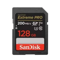 Carte Mémoire SDXC UHS-I Sandisk Extreme Pro 128Go 200MB/s