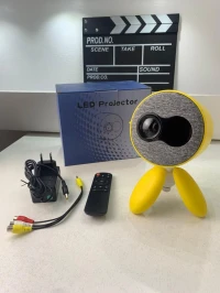 Projecteur HD 1080p portable compatible avec smartphones haut-parleurs intégrés 