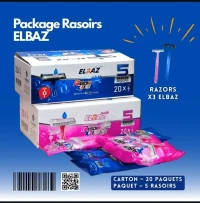 RASOIR EL BAZ  3 Lames savonnette 
