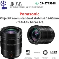 Objectif Panasonic zoom standard stabilisé 12-60mm - f2.8-4.0 / Micro 4/3