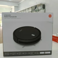 Robot Aspirateur E5 Noir Aspirateur robot intelligent WiFi,Autonomie 110 Min,Contrôl par Application