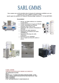Présentation Sarl GMMS