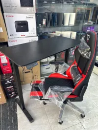 Pack Table bureau réglable ajustable plus chaise ajustable 180 degrés 