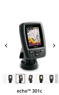 Sondure Garmin echo 301c