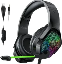 Casque Gaming Onikuma X3 stop bruit avec micro et lumière LED