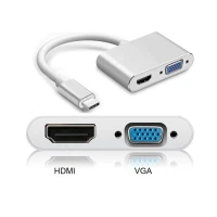Adaptateur de Type C vers VGA/HDMI 4K