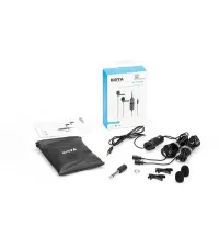 Boya BY-M1DM Mic Lavalier double omnidirectionnel