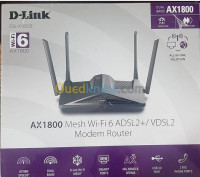 reseau-connexion-modem-router-d-link-dsl-x1852e-ax1800-mesh-wi-fi-6-adsl-vdsl-avec-voip-bab-ezzouar-alger-algerie