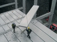 Dalles alvéolées préfabriquée 