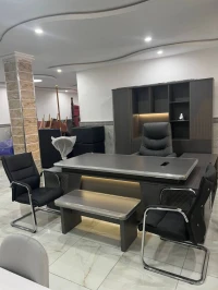 Ensemble de bureau LUXE d'importation 2.40M avec armoire + table basse