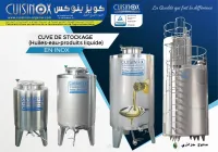 cuve chauffante en inox alimentaire 304 ou 316 double parois électrique a chaudière   
