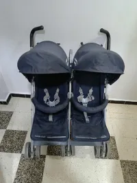 Poussette pour jumeaux venu caba de l'Italie 
