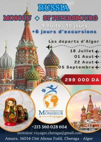 Moscou + St Petersbourg