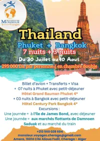 Thaïlande : Phuket + Bangkok