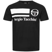 T-shirt Sergio Tacchini Falcade Homme Couleur : Noir/Blanc