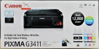 IMPRIMANTE MULTIFONCTION CANON PIXMA G3411 RESERVOIR WIFI