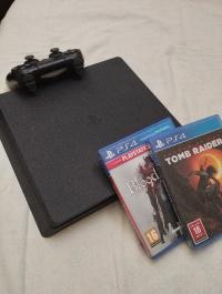 أجهزة-ألعاب-الفيديو-ps4-online-slim-1352-500gb-avec-2-cd-tomb-raider-et-bloodborne-حسين-داي-الجزائر