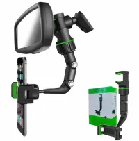 Support mobile à 360 degrée pour rétroviseur حامل هاتف متعدد الزوايا