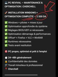 PC Lent? Windows? Dépannage & Optimisation PC | Cherchell