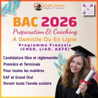 Préparation Et Coaching BAC 2026 Programme Français(CNED, LIAD, AEFE)