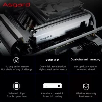 Ram asgard ddr4 16go (8*2) 3200 mhz promotion 