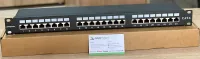 PANNEAU DE BRASSAGE 19" 24 PORTS FTP CAT6 CHARGE