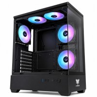 مزودات-الطاقة-و-صناديق-boitier-pc-gaming-hybrok-moon-noir-mid-tower-atx-5-ventilateurs-argb-المحمدية-الجزائر
