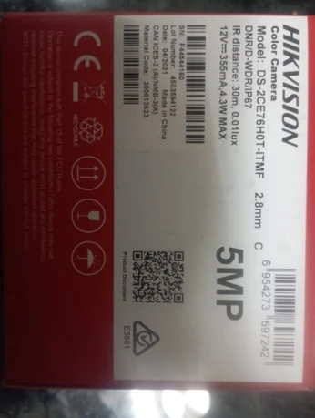 Caméra HIKVISION 05 MP