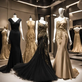 Luxueuse robe de soiree d' Angleterre
