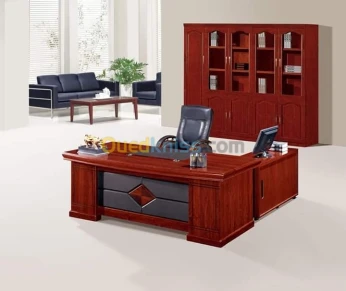 BUREAU AVEC RETOUR MDF IMPORTATION