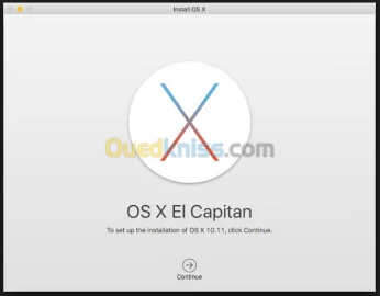 Installation Mac OS X