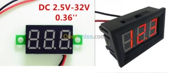 Mini voltmètre testeur DC4V-32V ARDUINO
