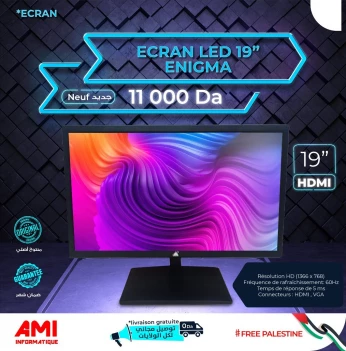 ECRAN LED 19" ENIGMA