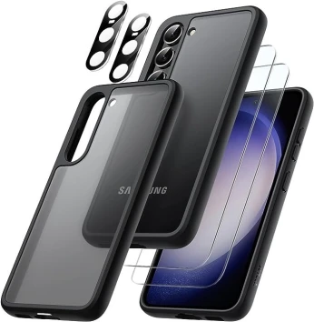 Pack 5en1 Samsung Galaxy S24 et S24+ Antichoc x2 Glass x2 Protection Camera Galaxy S24 S24 Plus