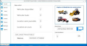Logiciel location Camion et Engins