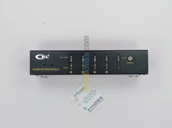 Switch VGA 4Sorties Audio+télécommande