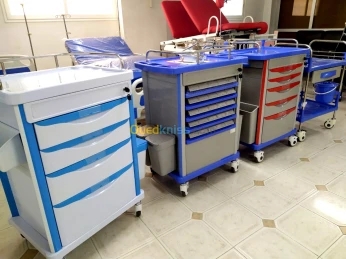 Chariot d urgence / anesthésie en abs