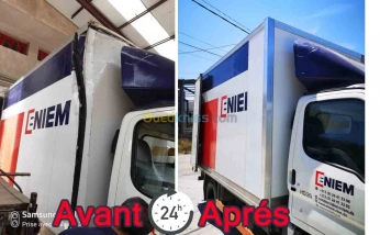 réparation des conteneurs, frigo...