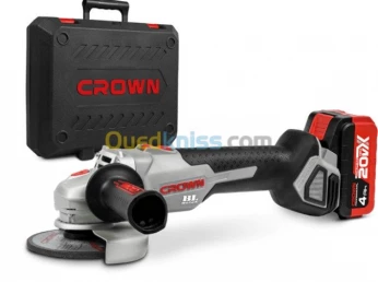 Meuleuse S/Fil 115mm 4.0Ah 20V CROWN