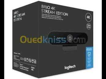Logitech BRIO 4K Stream Edition avec HDR et micros à réduction active du bruit