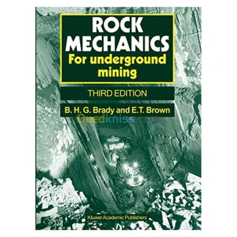 Rock Mechanics: For underground mining