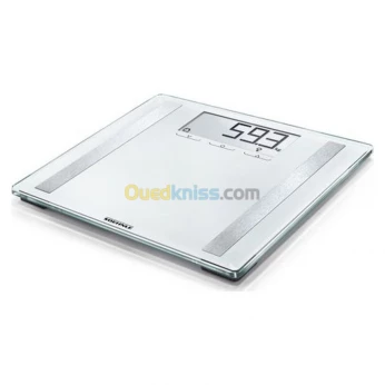 LEIFHEIT Pèse Personne Calcule Masse Hydrique, Graisseuse Et Musculaire-Lpp63858-Blanc