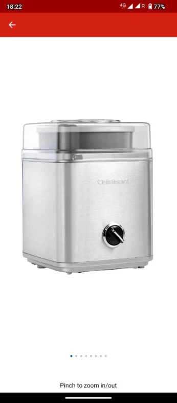Ice cream maker