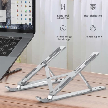 Support pour Ordinateur Portable, Support pour Ordinateur Portable avec 8 Niveaux de Réglage