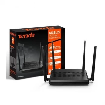 MODEM ROUTER TENDA D305 4 ANTENNES WIRELESS N300 ADSL2