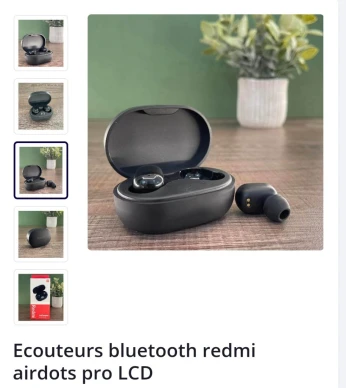 Ecouteurs bluetooth redmi airdots pro LCD