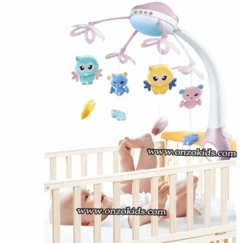 La projection mobile de bébé allume | le jouet mobile de berceau musical